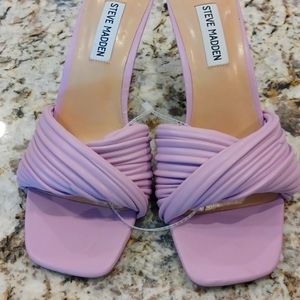 Steve Madden Twinkled women's mule sandals purple